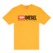 Tričko diesel t-diegor-div t-shirt oranžová