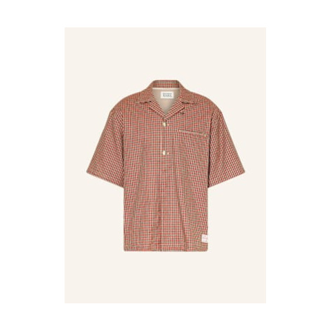 Scotch & Soda Košile Resort Relaxed Fit červená/ krémová/ tmavě hnědá