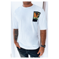 Pánské tričko s bílým potiskem Dstreet RX5301