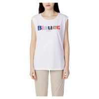 Blauer LOGO FRAMMENTATO 23SBLDH03283 Bílá