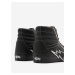 Černé pánské kožené kotníkové boty VANS SK8-Hi Bolt