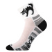 Voxx Ralf X Unisex vzorované sportovní ponožky BM000000591700100849 kočka