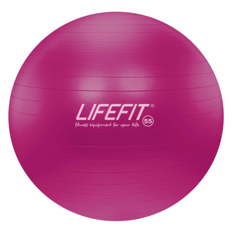 Gymnastický míč LIFEFIT® ANTI-BURST 55 cm, bordó