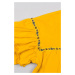 Dětské tričko s dlouhým rukávem zippy žlutá barva