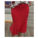 QVC KIM & CO. sukně s volánem Barva: Červená, Mezinárodní