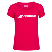 Dívčí tričko Babolat Exercise Tee Red, 12 - 14 let