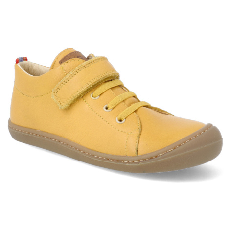 Barefoot dětské tenisky Koel - Bonny Nappa Yellow žluté Koel4kids