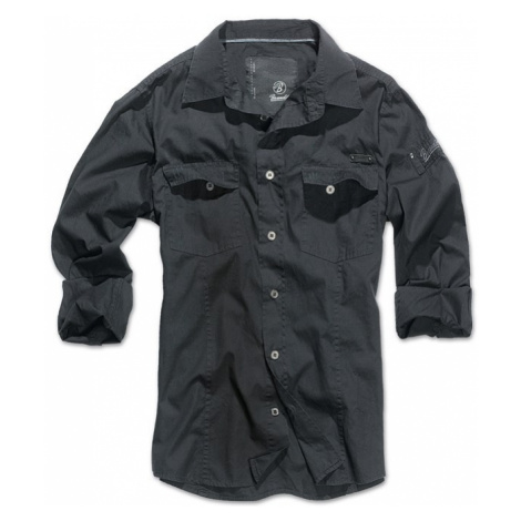 Brandit Košile SlimFit Shirt černá