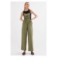 Bigdart 7023 Strappy Gardener Overalls - Khaki