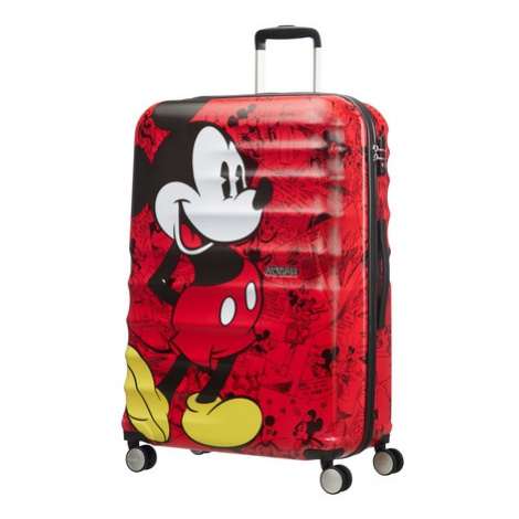 AT Dětský kufr Wavebreaker Disney Spinner 77/29 Mickey Comics Red, 52 x 29 x 77 (85673/6976) American Tourister