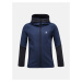 Mikina peak performance jr rider zip hood modrá