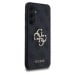 Guess PU 4G Metal Logo Zadní Kryt pro Samsung Galaxy A35 5G Grey