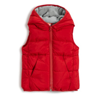 Koton Inflatable Vest with Hooded Fleece-Line Inner.