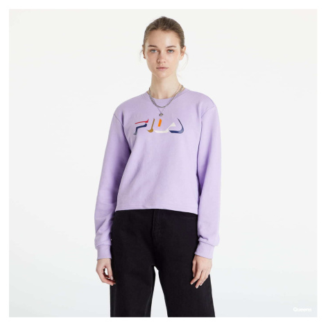 Fila Boraceia Cropped Crew Sweat Purple