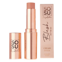 SOSU Cosmetics Blush On The Go tvářenka v tyčince Peach 7 g