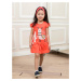 Dívčí šaty WINKIKI WKG 01762, oranžová Barva: Oranžová