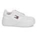 Tommy Jeans TJW RETRO BASKET FLATFORM ESS Bílá