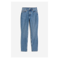 H & M - Skinny High Jeans - modrá