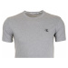 Pánské šedé tričko s malým vyšitým logem Calvin Klein