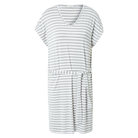 ESPRIT Plážové šaty šedá / bílá