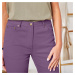 Blancheporte Úzké barevné kalhoty šeříková