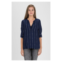 Tommy Hilfiger Blouse - FALLEEN BLOUSE 3/4 SLV dark blue