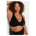 Trendyol Curve Black Bikini Top