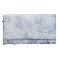 Dámská kožená peněženka DD Anekta Tarela - modro-bílá