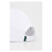 Bavlněná baseballová čepice Lacoste bílá barva