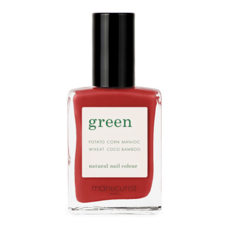 Manucurist Green lak na nehty - Poppy Red 15 ml