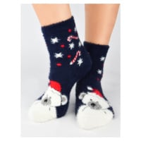 NOVITI Woman's Socks SB090-W-05 Navy Blue