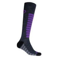 Sensor ponožky Zero merino šedá/fialová