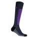 Sensor ponožky Zero merino šedá/fialová