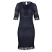 Bonprix BPC SELECTION krajkové šaty Barva: Modrá, Mezinárodní
