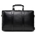 TOMMY HILFIGER Casual Leather Duffle AM0AM07757 Černá