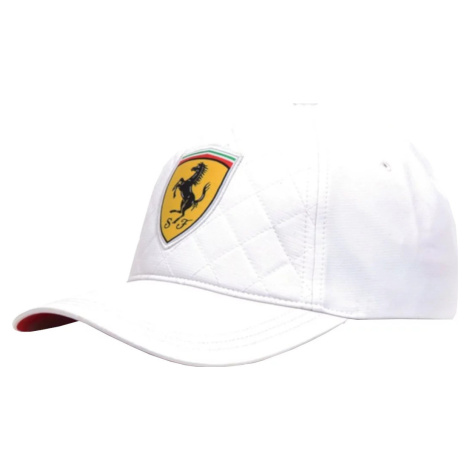 Bílá kšiltovka Ferrari SF FW Quilt Cap Scuderia Ferrari