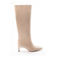 Trendyol Beige Women's Thin Heeled Boots