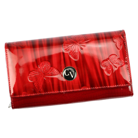 Dámská kožená peněženka Cavaldi H20-1-DBF červená