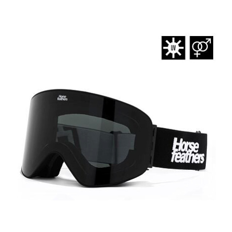 HORSEFEATHERS Snowboardové brýle Edmond - black/smoke BLACK