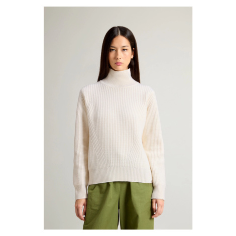 Rolák woolrich canberra turtleneck plaster white