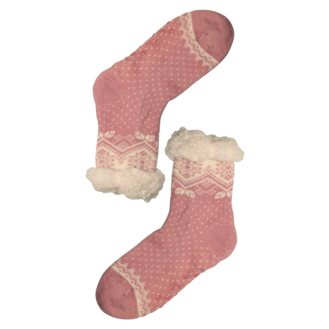 Lamb starorůžové hřejivé ponožky s beránkem 2138 světle růžová PESAIL