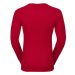Odlo L/S CREW NECK GOD JUL PRINT Pánské funkční tričko, červená, velikost