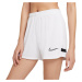 Dámské šortky Nike Dri-FIT Academy Bílá