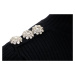 Karl Lagerfeld dámské úpletové šaty černé s knoflíky z kamínků