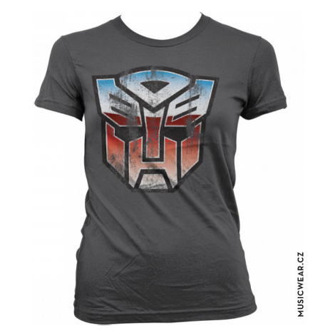 Transformers tričko, Distressed Autobot Shield Girly, dámské HYBRIS