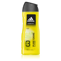 Adidas Pure Game sprchový gel na obličej, tělo a vlasy 3 v 1 pro muže 400 ml