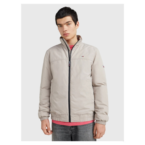 Tommy Jeans pánská béžová bunda ESSENTIAL PADDED JACKET Tommy Hilfiger