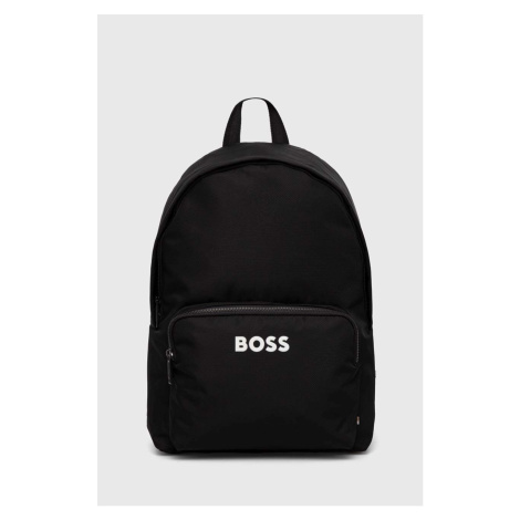 Batoh BOSS pánský, černá barva, velký, s aplikací, 50511918 Hugo Boss
