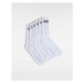 VANS Classic Crew Socks Unisex White, Size