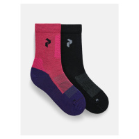 Ponožky peak performance hiking sock 2-pack beetroot purple